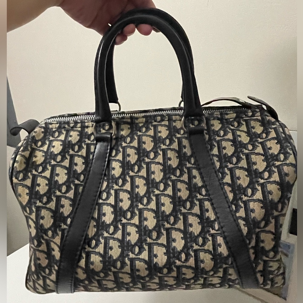 Vintage Dior Trotter Bowling Handbag- SOLD